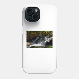 A Waterfall in the Mountains Phone Case