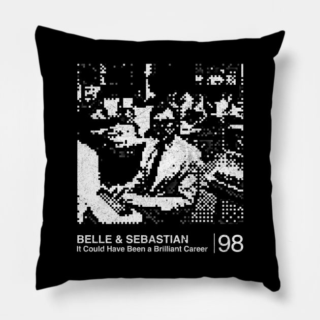 It Could Have Been A Brilliant Career / Minimalist Graphic Artwork Fan Design Pillow by saudade