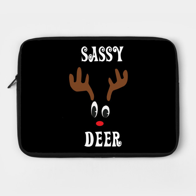 Sassy Reindeer Deer Red nosed Christmas Deer Hunting Hobbies Interests