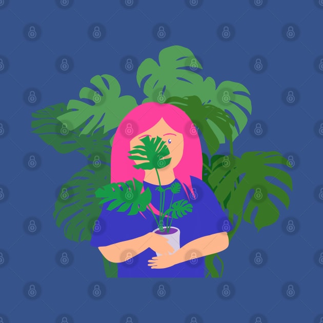 Monstera girl by Mimie20