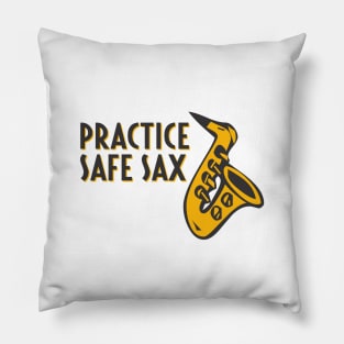 Practice Safe Sax Pillow