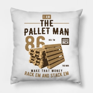 The Wooden Pallet Man Pillow