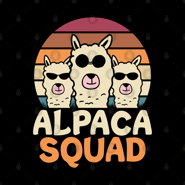 Alpaca Squad Llama by AngelBeez29