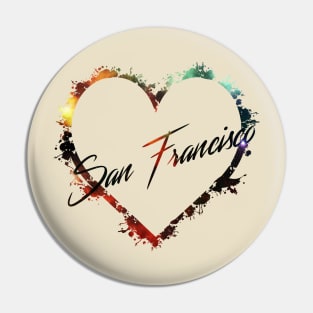 I Love San Francisco Pin