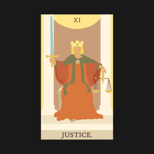 Justice Tarot Card T-Shirt