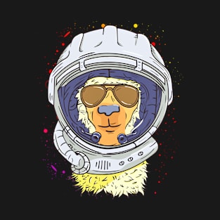 Llama Astronaut Funny Space and Llama Lover T-Shirt