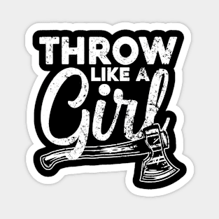 Axe Throwing Art Magnet