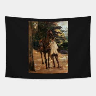 man with horse - Max Liebermann Tapestry