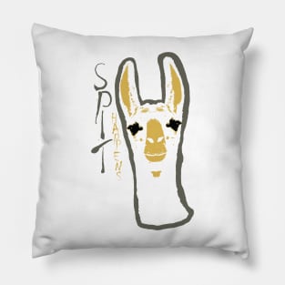 Llamma with a goatee Pillow