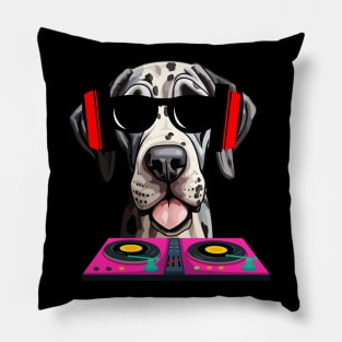 big dog dj Pillow