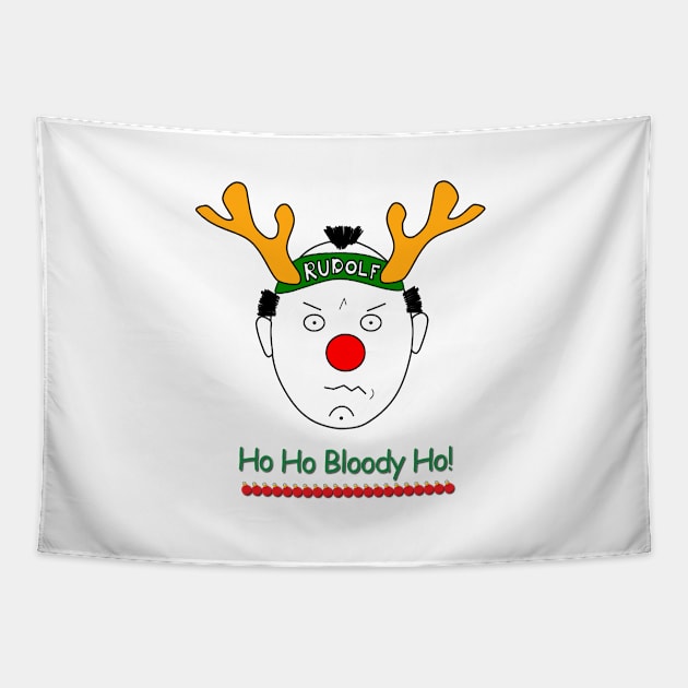 Ho Ho Bloody Ho! Tapestry by Verl