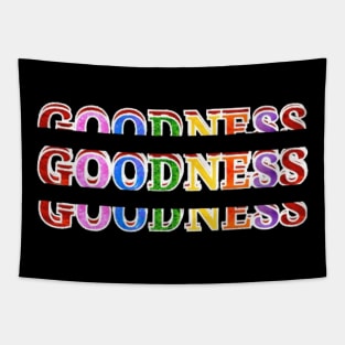 goodness text art design Tapestry