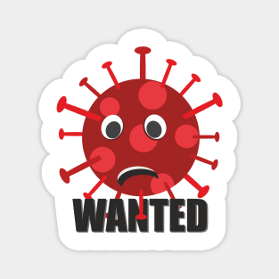 Coronavirus - COVID 19 - Wanted USA Magnet