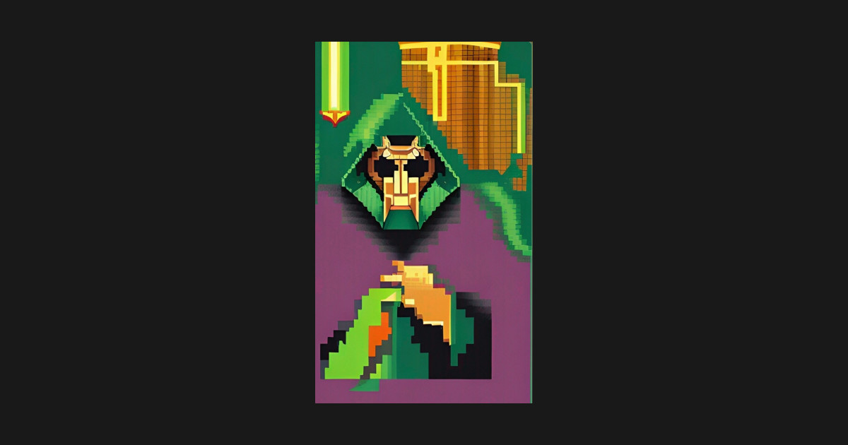 8-bit Doctor Doom - Doctor Doom - T-Shirt | TeePublic