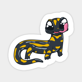 Kawaii fire salamander Magnet