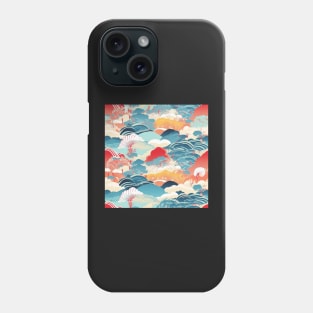 Asian colorful summer pattern Phone Case