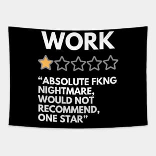 WORK one star Tapestry