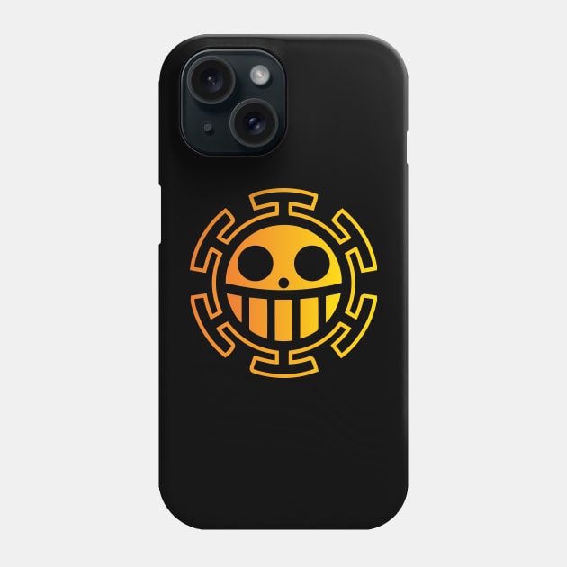 Trafalgar Law Pirates Logo Phone Case by AnimeTee