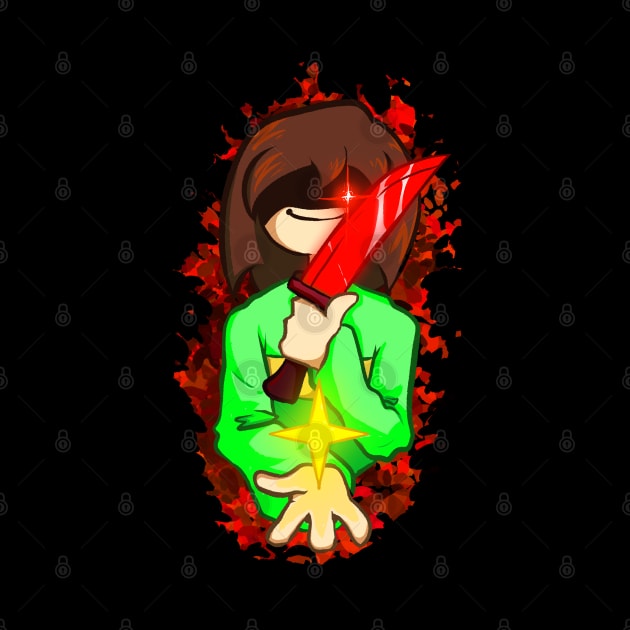 UNDERTALE FNF CHARA THE FIRST FALLEN CHILD ART by Renovich