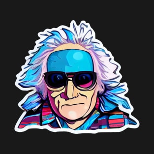 Doc Emmett Brown in Electric Colors T-Shirt
