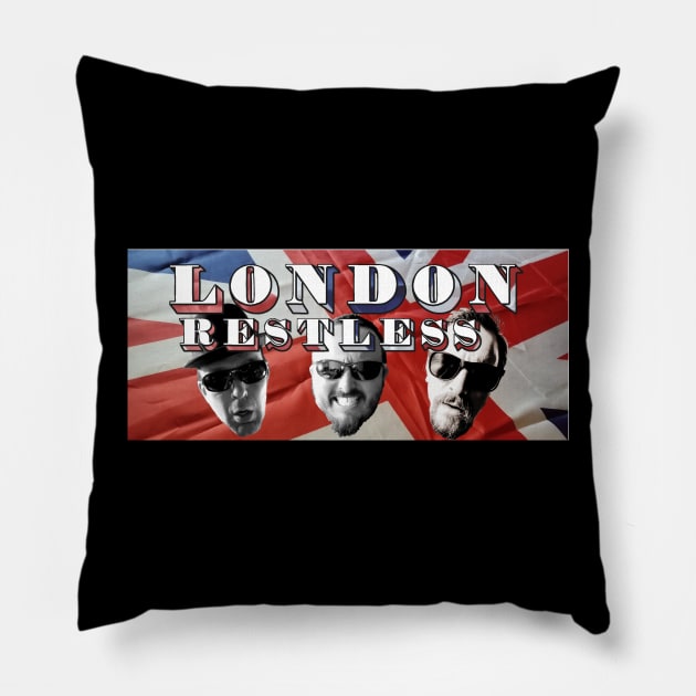 London Restless - Band Logo Pillow by LondronRestless