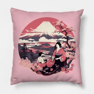 JAPANESE WOMAN Pillow