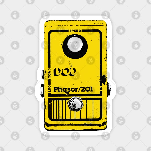 DOD Phasor Pedal Guitar FX Fan Art Design Magnet by DankFutura