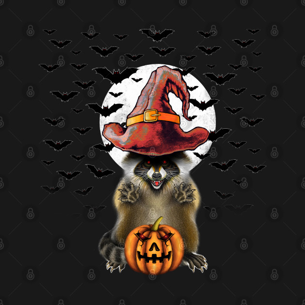 Raccoon Halloween by Artardishop