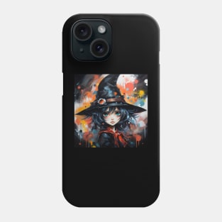 Halloween witch girl Phone Case