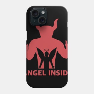 Angel Inside red Phone Case