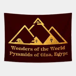 F&B Printer- Wonder of The World: Pyramids of Giza, Egypt Tapestry