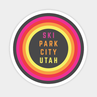 Ski Park City Utah Magnet