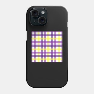 Sunny Grape Plaid Phone Case