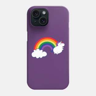 Rainbow unicorn Phone Case