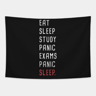 Eat - Sleep - Study | Funny Dental School Quote Tapestry