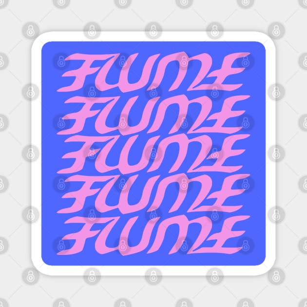 Hi This Is Flume Logo Multi-Coloured 1 Magnet by fantanamobay@gmail.com