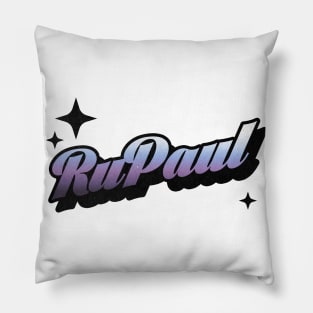 RuPaul - Retro Classic Typography Style Pillow