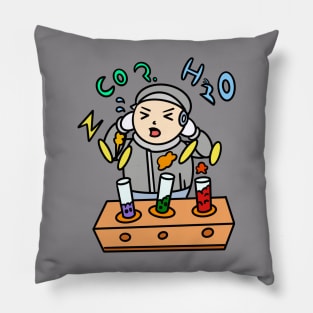 Funny chemistry practical Pillow