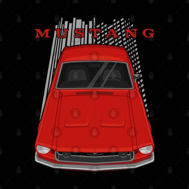 Ford Mustang Fastback 1968 - Red by V8social