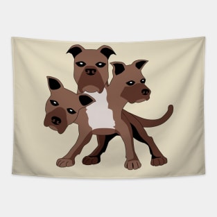 Brown Cerberus Tapestry