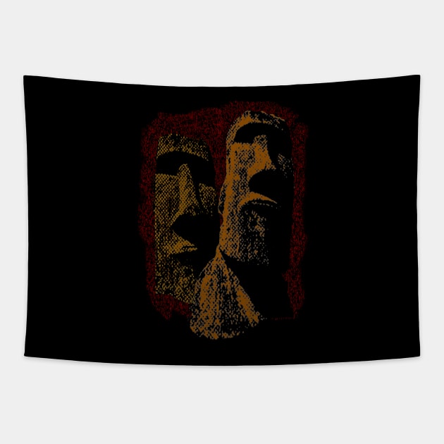 Rapa Nui Tapestry by bronzarino