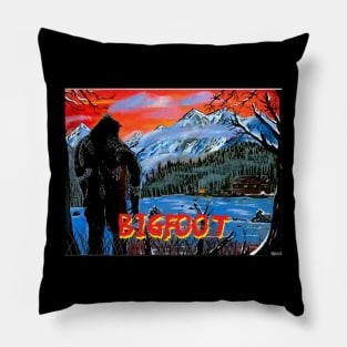 Bigfoot in Willow Creek Pillow