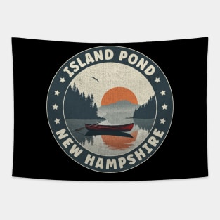 Island Pond New Hampshire Sunset Tapestry