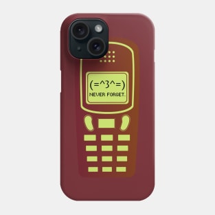 NEVER FORGET 90s RETRO VINTAGE MOBILE CELLPHONE Phone Case