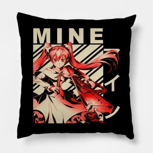 Mine Vintage Art Pillow