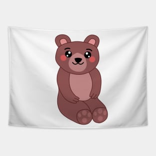 Cute Kawaii Teddy Bear Tapestry