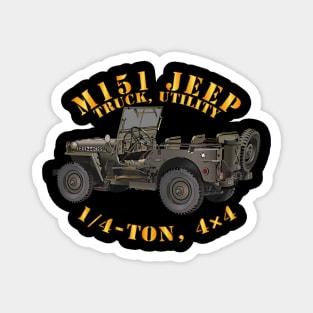 Vehicle - M151 Jeep Magnet