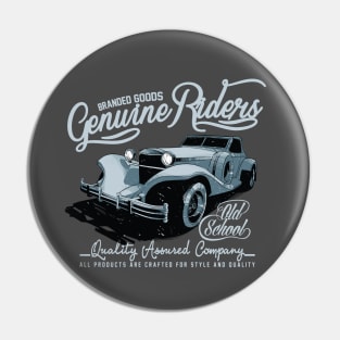 Genuine Riders Hotrod Classic Old School Classic Pin