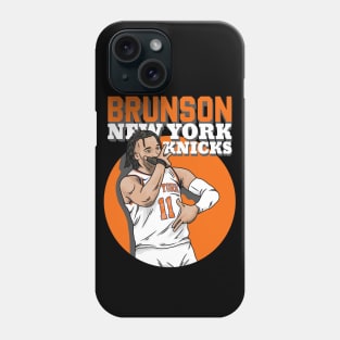 Jalen Brunson Knicks Celebration Phone Case