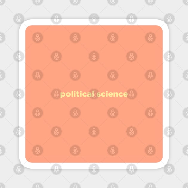 Political science team Magnet by LaVolpeDesign